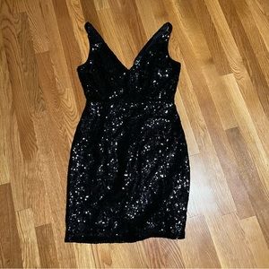 Metallic Lulus Formal Dress
